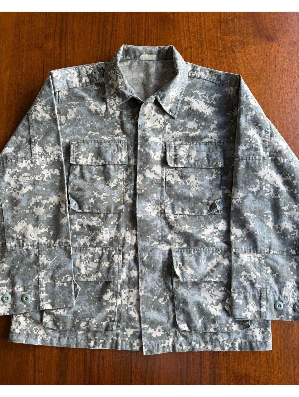 US Army ACU Battle Dress Uniform Coat Universal Digital Camo - Size L